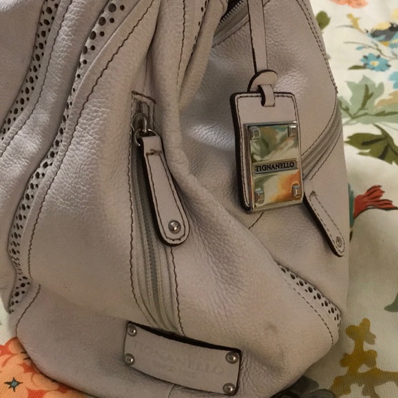 Tignanello white leather bag - Picture 4 of 7